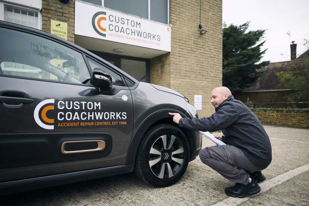 Custom Coachworks workshop in Burgess Hill