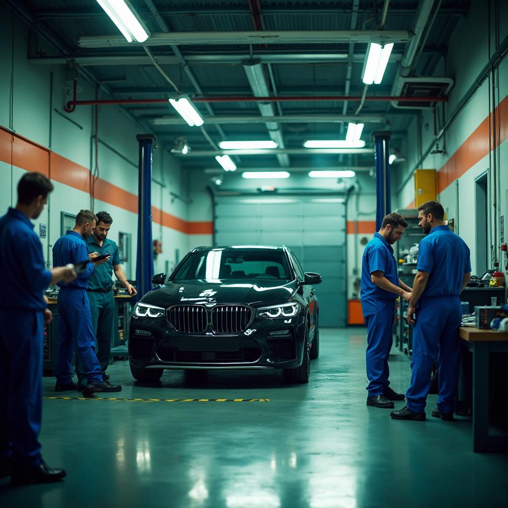 Custom Coachworks team and workshop