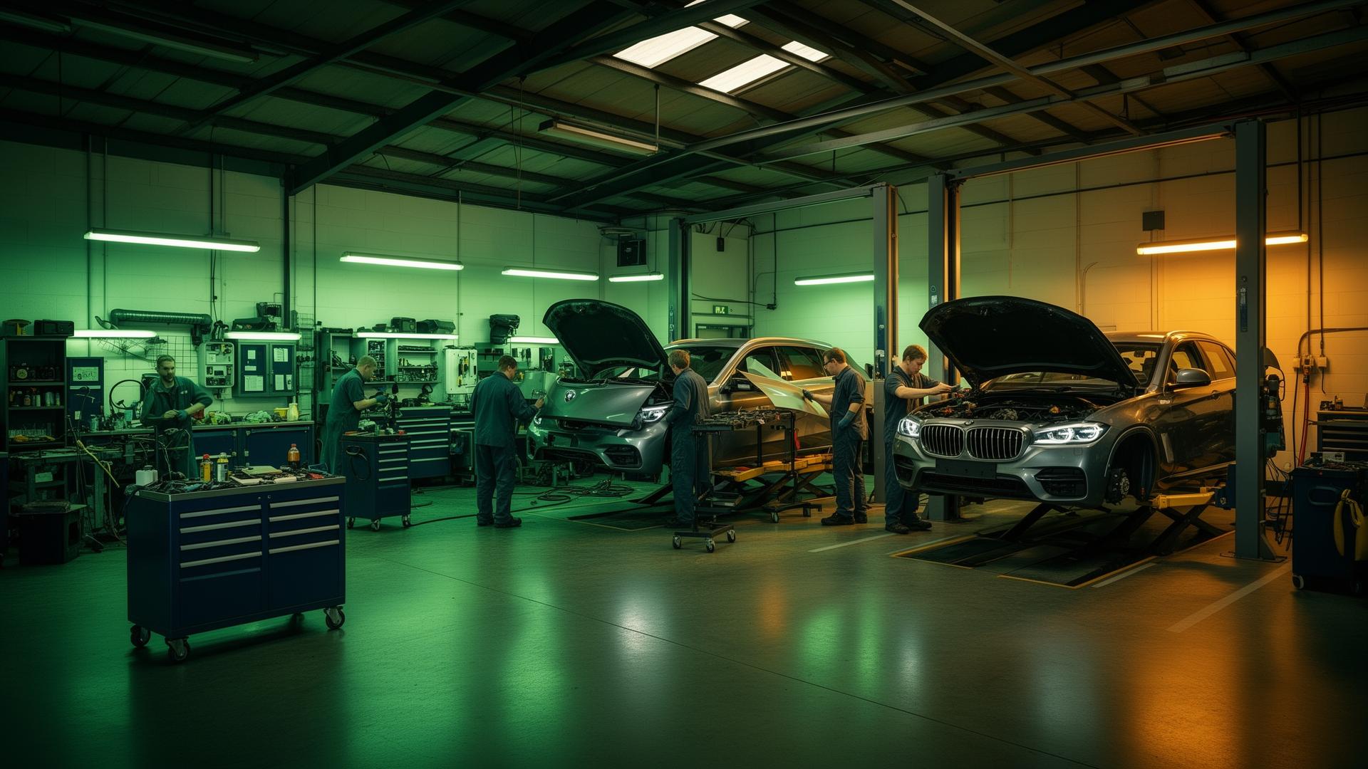 Silvester Crash Repair accident repair workshop in Guildford, Surrey