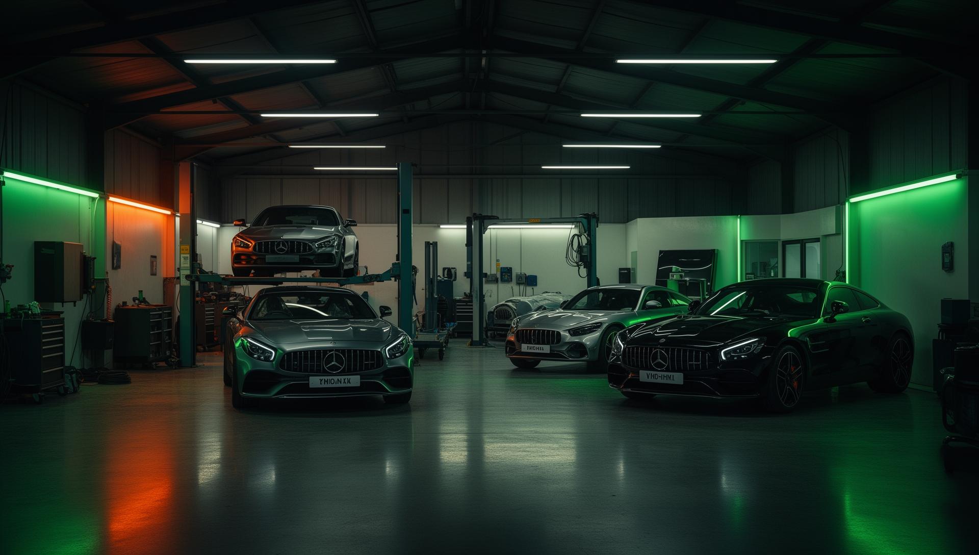 Wool & Bovington Accident Repair Centre workshop in Wareham, Dorset